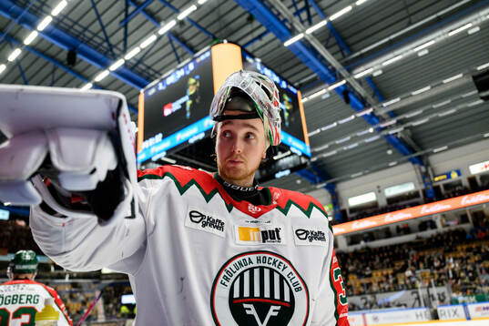 Frölundas målvakt Tobias Normann