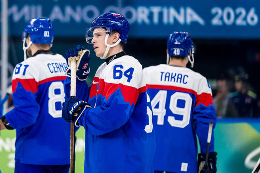Patrik Koch of Slovakia looks dejected
