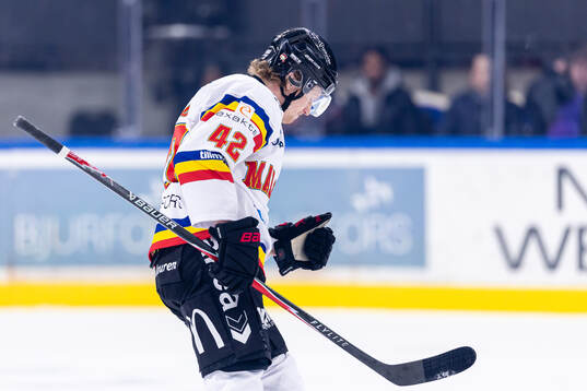 Malmö Redhawks Robin Salo jublar