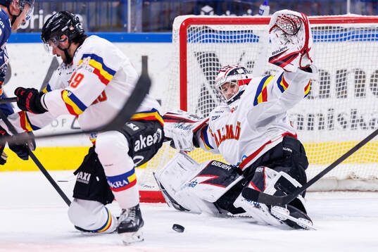 Malmö Redhawks målvakt Marek Langhamer