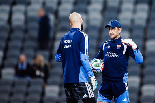 Djurgårdens målvaktstränare coach Nikos Gkoulios
