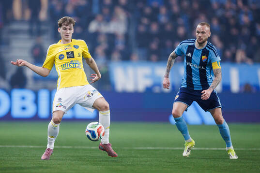Falkenbergs FFs Hampus Källström och Djurgårdens Adam