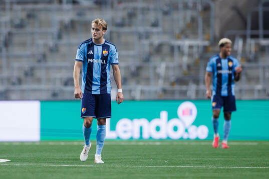 Djurgårdens Oskar Fallenius deppar fotbollsmatchen i