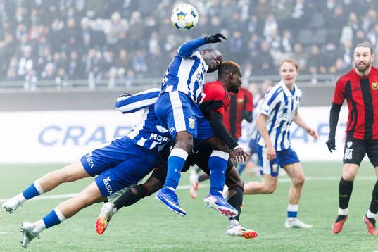 IFK Göteborgs Saidou Alioum Moubarak och Tiago Coimbra och