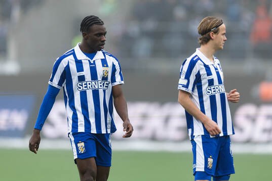 IFK Göteborgs Rockson Yeboah och August Erlingmark