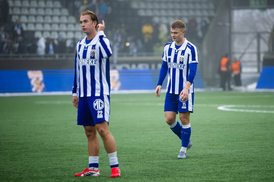 IFK Göteborgs Noah Tolf och David Kruse deppar