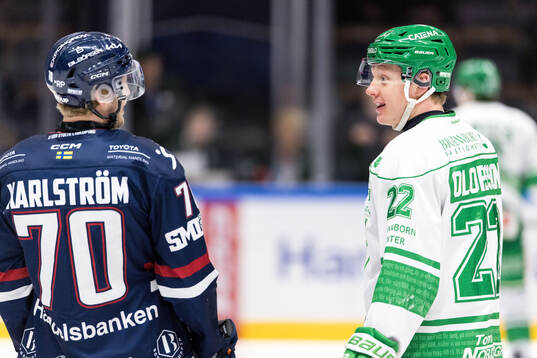 Linköpings Fredrik Karlström och Rögles Fredrik Olofsson
