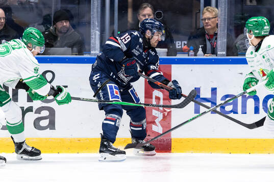 Linköpings Ludvig Larsson och Rögles Paul Ladue