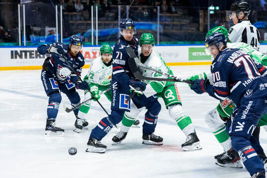 Linköpings Eskild Bakke Olsen och Rögles Anton Bengtsson