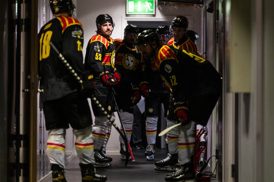 Brynäs Luke Witkowski och lagkamrater