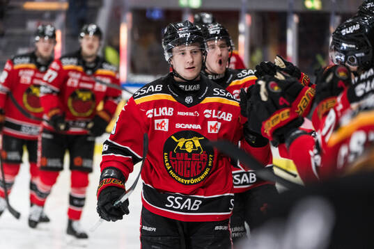 Luleås Pontus Andreasson jublar