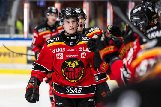 Luleås Pontus Andreasson jublar