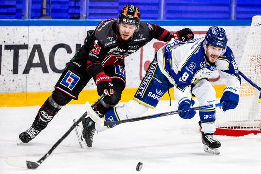 Örebros Christopher Mastomäki och Leksands Matt Caito