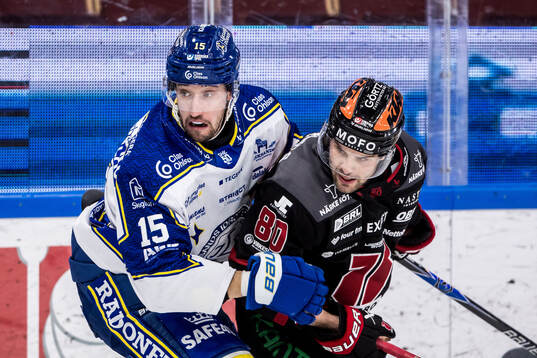 Leksands Max Veronneau och Örebros Kalle Miketinac