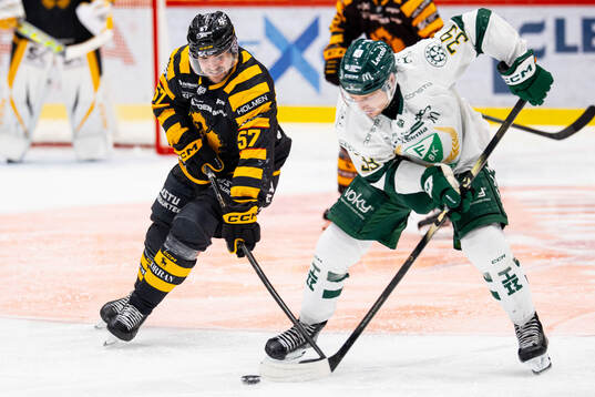 Skellefteås Emil Djuse och Färjestads Luke Philp