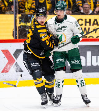 Skellefteås Max Krogdahl och Färjestads Viktor Lodin
