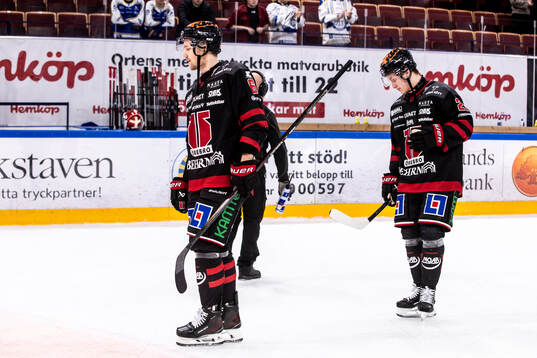 Örebros Filip Berglund och Patrik Puistola deppar