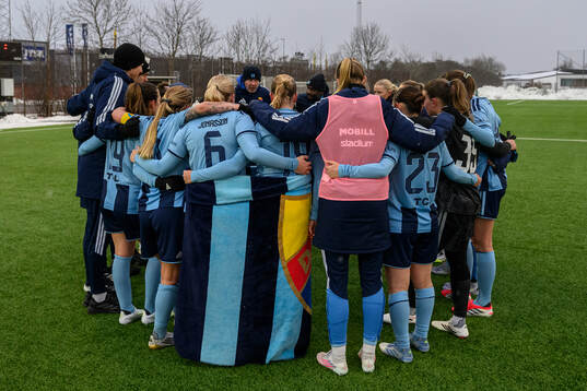 Djurgårdens spelare samlas
