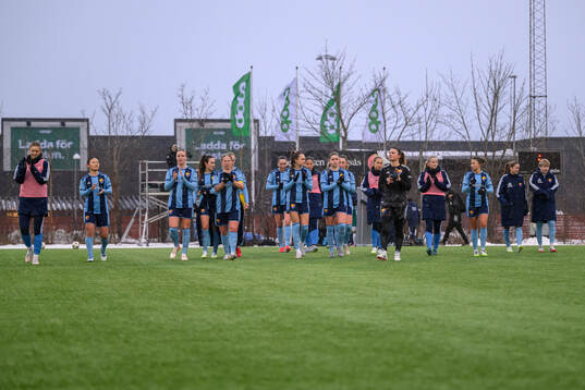 Djurgårdens spelare jublar