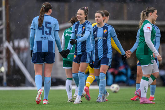 Djurgårdens spelare jublar