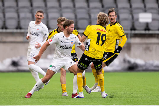 Helsingborgs Simon Bengtsson och Elfsborgs Simon Olsson