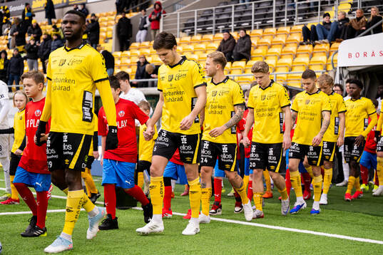 Lagen kommer in till match