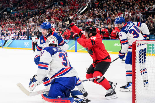 Bo Horvat of Canada celebrates
