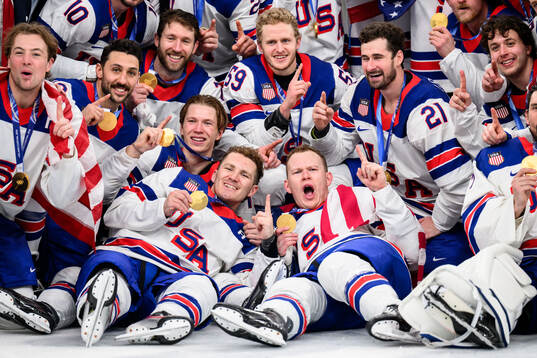 Bläddra bland fler bilder av 2026 Winter Olympics, Day 16, Men's Ice Hockey, Final, Canada - USA