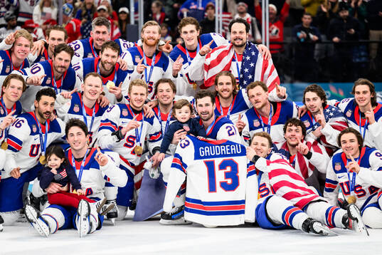 Players of USA celebrate