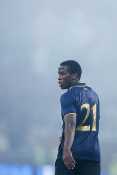 AIKs Stanley Wilson Omondi fotbollsmatchen i Svenska Cupen