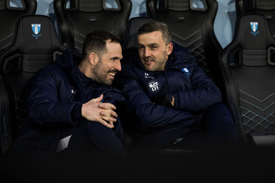 Malmö FFs assisterande tränare Endika Gavina och
