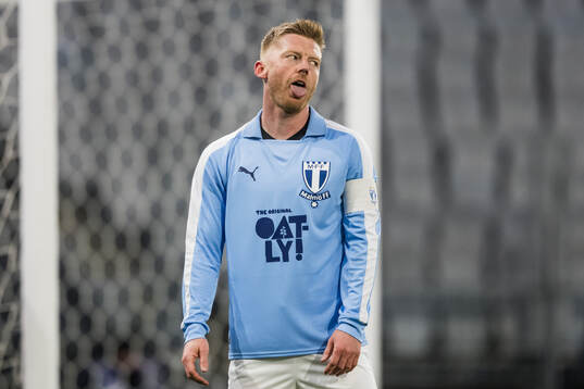 Malmö FFs Anders Christiansen deppar