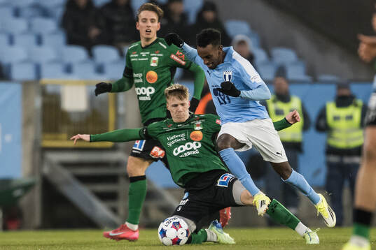 Malmö FFs Taha Ali och Varbergs Emil Hellman