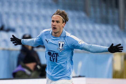 Malmö FFs Erik Botheim jublar