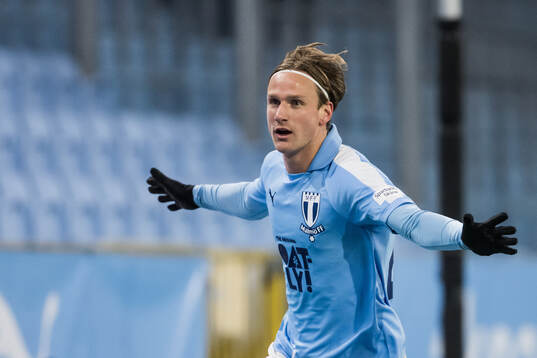 Malmö FFs Erik Botheim jublar