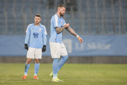 Malmö FFs Gabriel Busanello och Pontus Jansson