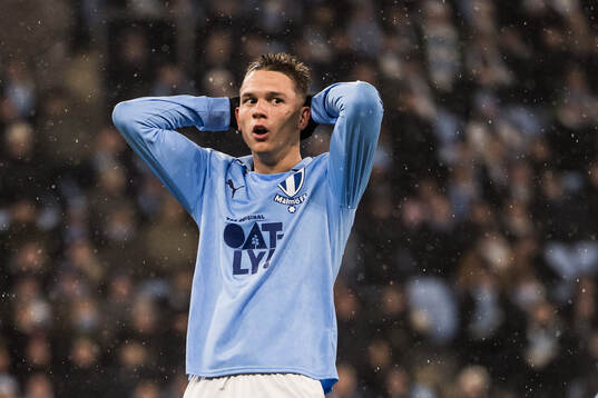 Malmö FFs Jovan Milosavljevic deppar