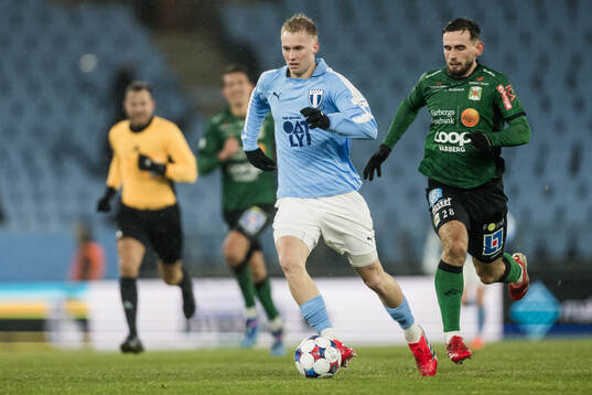 Malmö FFs Daniel Gudjohnsen
