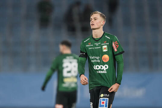 Varbergs Edvin Tellgren deppar