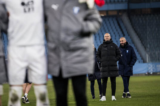 Malmö FFs huvudtränare Miguel Angel Ramirez och