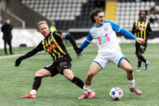 Häckens Mikkel Rygaard Jensen och Oddevolds Esim Mehmed