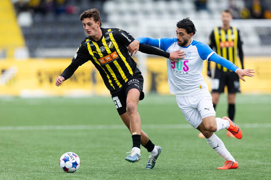 Häckens Silas Andersen och Oddevolds Leonardo Farah Shahin
