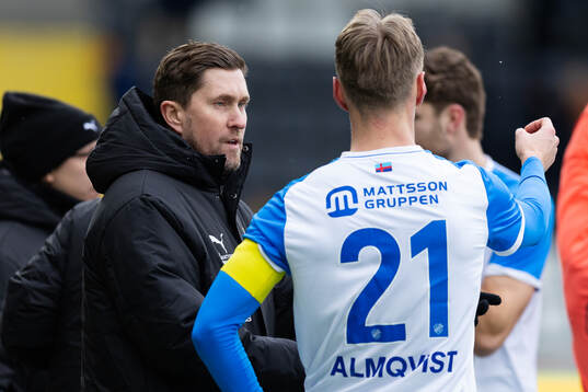 Oddevolds tränare Rikard Nilsson och Alexander Almqvist