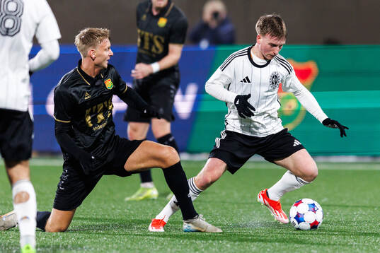 GAIS Joackim Fagerjord och Landskronas Constantino Capotondi