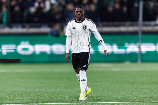 Landskronas Xavier Odhiambo har ont