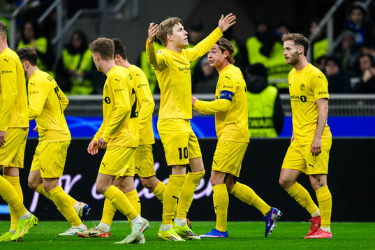Jens Petter Hauge of Bodø/Glimt celebrates