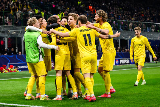 Håkon Evjen of Bodø/Glimt celebrates