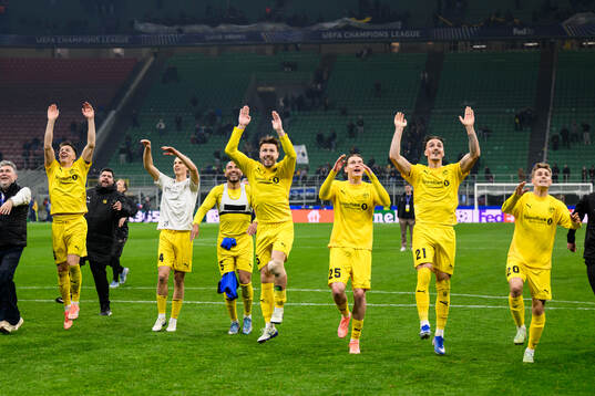 Players of Bodø/Glimt celebrate