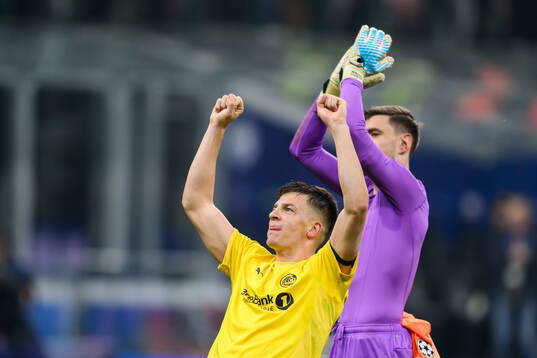 Jostein Gundersen of Bodø/Glimt celebrates