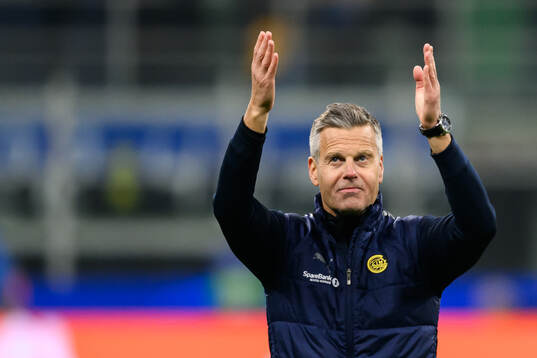 Head coach Kjetil Knutsen of Bodø/Glimt celebrates